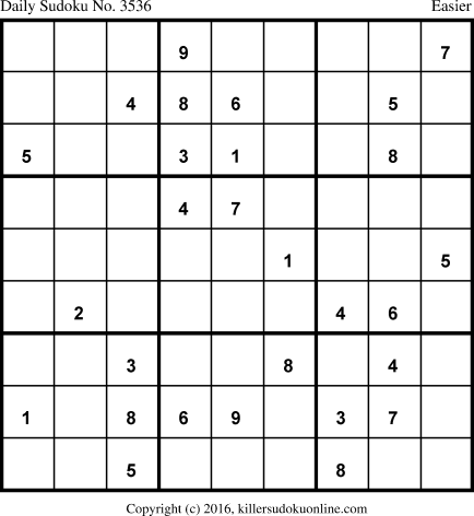 Killer Sudoku for 11/7/2017
