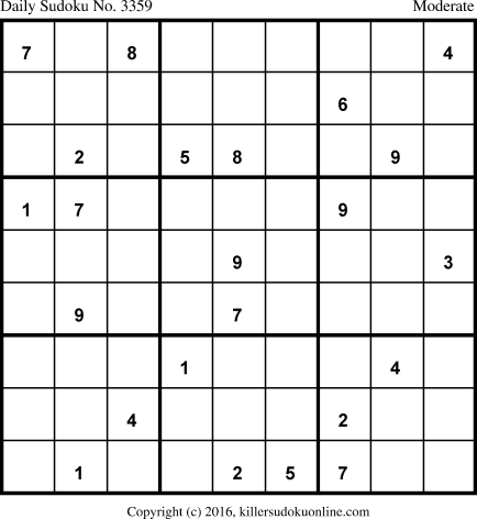 Killer Sudoku for 5/14/2017