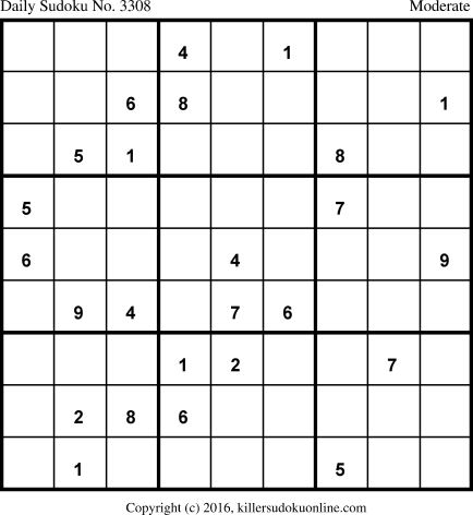 Killer Sudoku for 3/24/2017