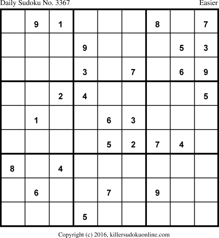 Killer Sudoku for 5/22/2017