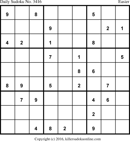 Killer Sudoku for 7/10/2017