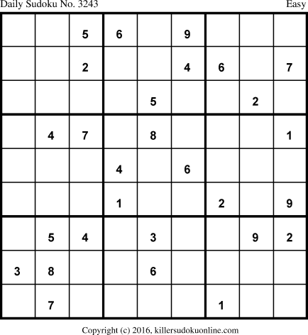 Killer Sudoku for 1/18/2017