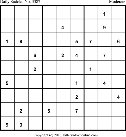 Killer Sudoku for 6/11/2017