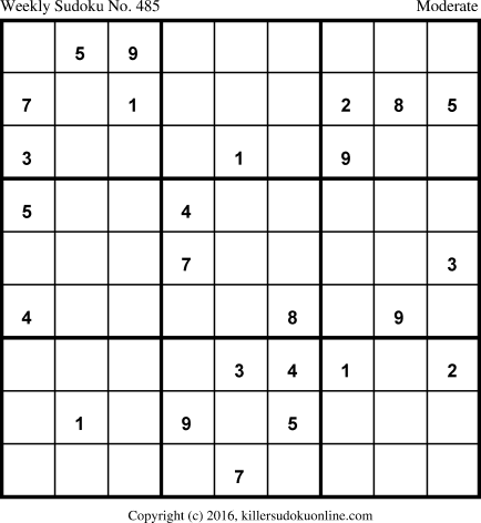 Killer Sudoku for 6/19/2017