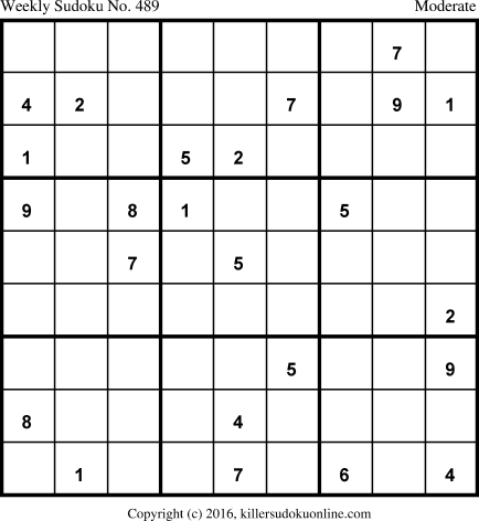 Killer Sudoku for 7/17/2017