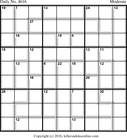 Killer Sudoku for 8/8/2018