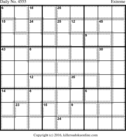 Killer Sudoku for 6/8/2018