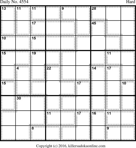 Killer Sudoku for 6/7/2018