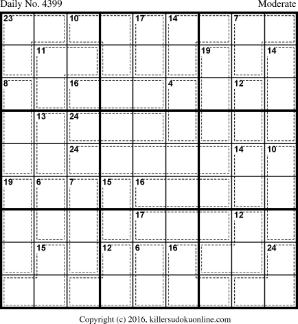 Killer Sudoku for 1/3/2018