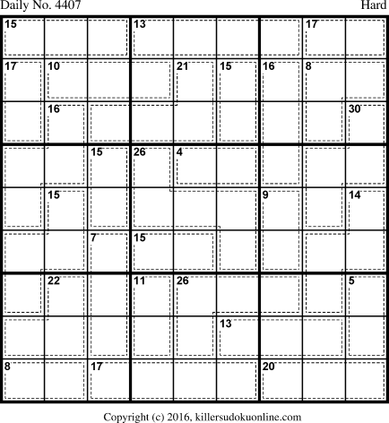 Killer Sudoku for 1/11/2018