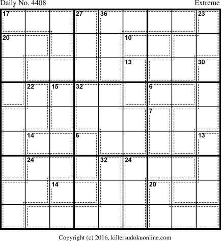 Killer Sudoku for 1/12/2018