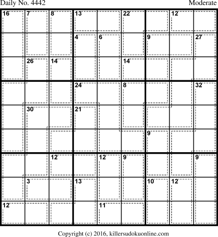 Killer Sudoku for 2/15/2018