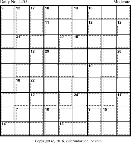 Killer Sudoku for 2/28/2018