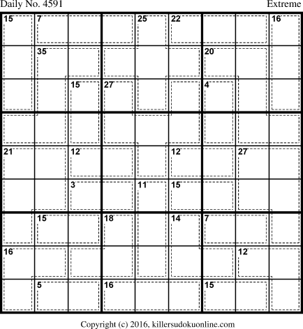 Killer Sudoku for 7/14/2018