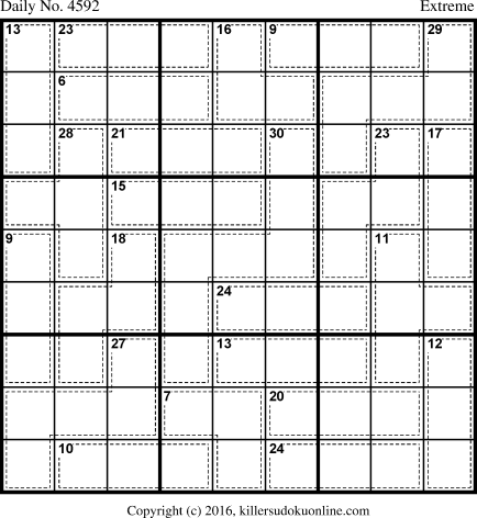 Killer Sudoku for 7/15/2018