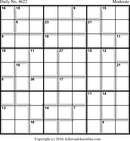 Killer Sudoku for 8/14/2018