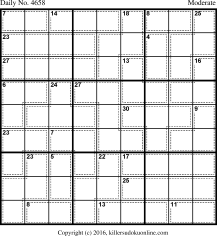 Killer Sudoku for 9/19/2018