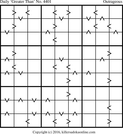 Killer Sudoku for 5/2/2018