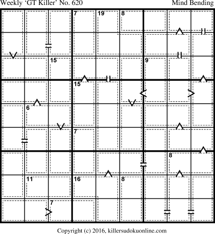 Killer Sudoku for 2/26/2018