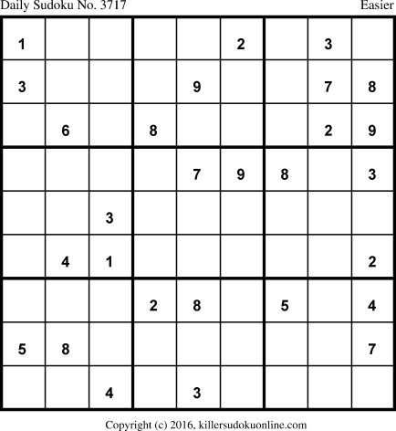 Killer Sudoku for 5/7/2018