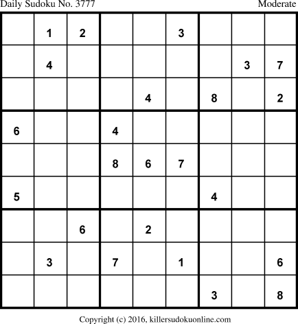 Killer Sudoku for 7/6/2018