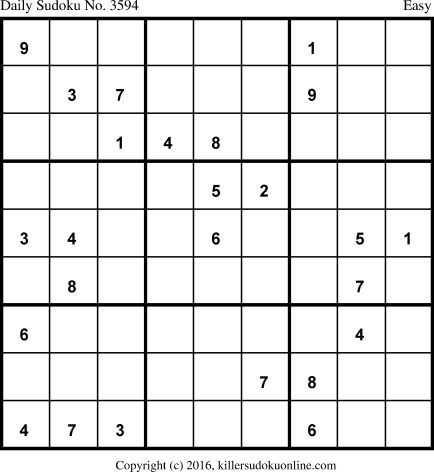 Killer Sudoku for 1/4/2018
