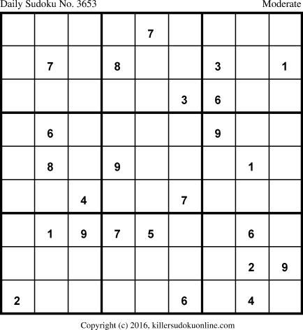 Killer Sudoku for 3/4/2018