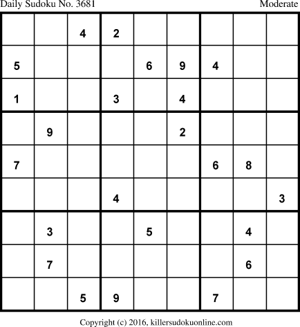 Killer Sudoku for 4/1/2018