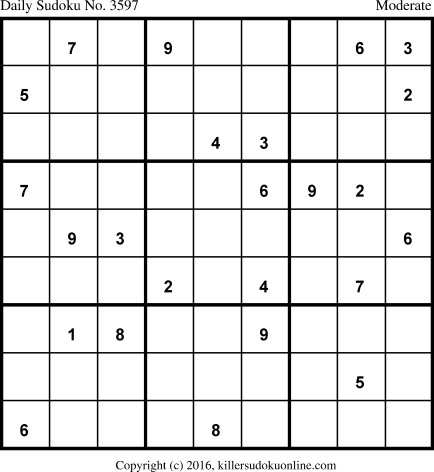 Killer Sudoku for 1/7/2018