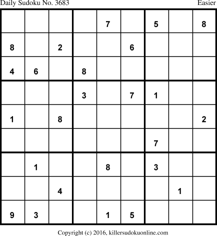 Killer Sudoku for 4/3/2018