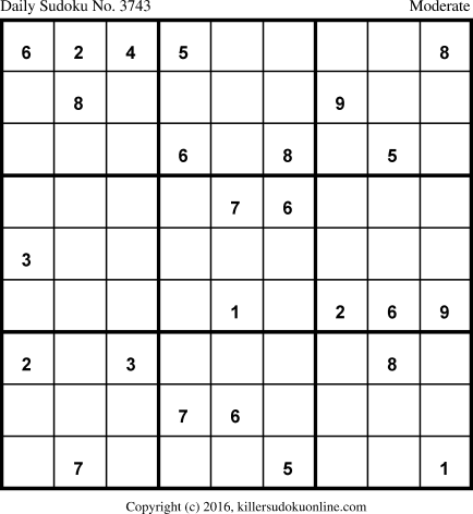 Killer Sudoku for 6/2/2018