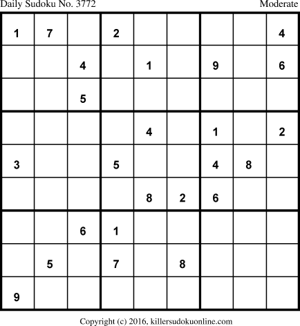 Killer Sudoku for 7/1/2018