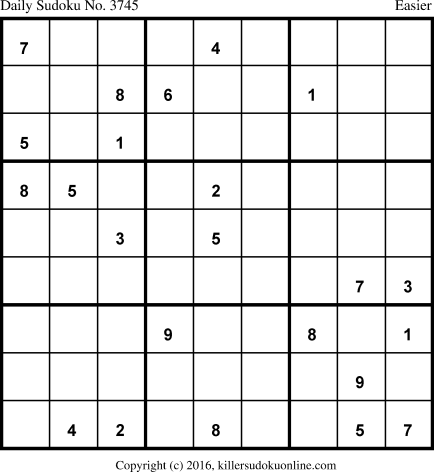 Killer Sudoku for 6/4/2018