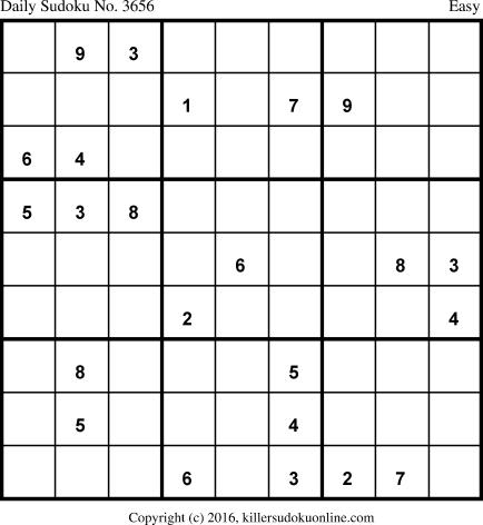 Killer Sudoku for 3/7/2018