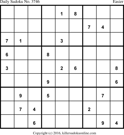 Killer Sudoku for 6/5/2018