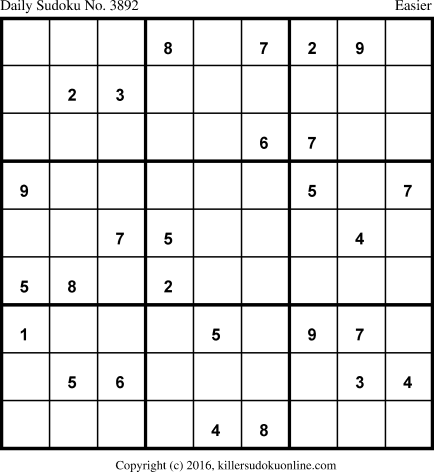 Killer Sudoku for 10/29/2018