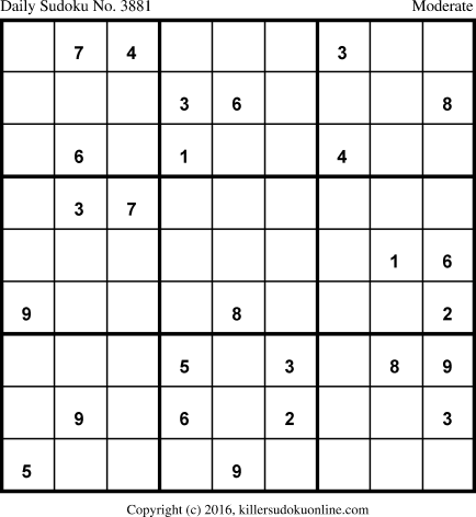 Killer Sudoku for 10/18/2018