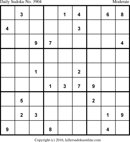 Killer Sudoku for 11/10/2018