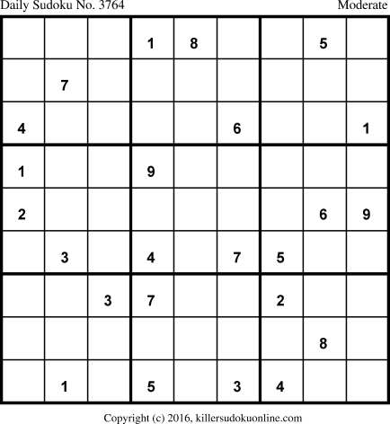 Killer Sudoku for 6/23/2018