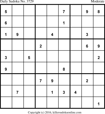 Killer Sudoku for 5/19/2018