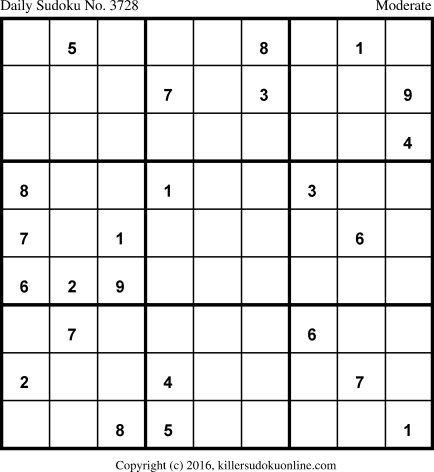 Killer Sudoku for 5/18/2018