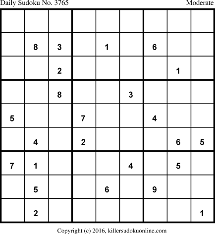 Killer Sudoku for 6/24/2018
