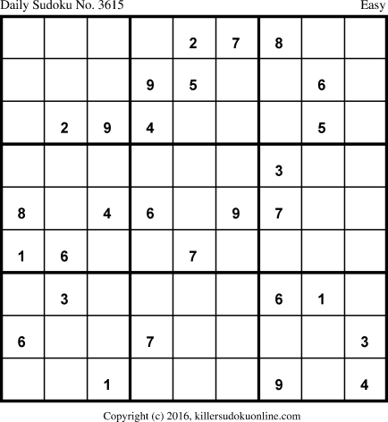 Killer Sudoku for 1/25/2018