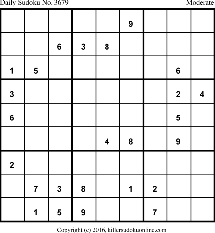 Killer Sudoku for 3/30/2018