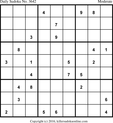 Killer Sudoku for 2/21/2018