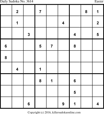 Killer Sudoku for 1/24/2018