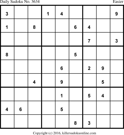 Killer Sudoku for 2/13/2018