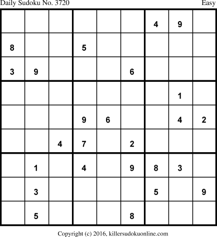 Killer Sudoku for 5/10/2018
