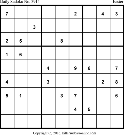 Killer Sudoku for 11/20/2018