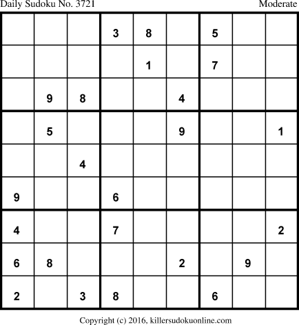 Killer Sudoku for 5/11/2018